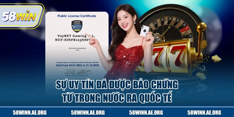 Sự uy tín đã được bảo chứng từ trong nước ra quốc tế